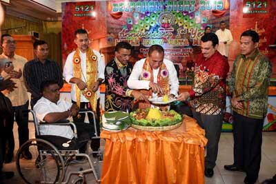 Hadiri Deepavali Night 5121 Kaliyuga,  Edy Rahmayadi Ajak  Warga Etnis India Bantu Pemerintah