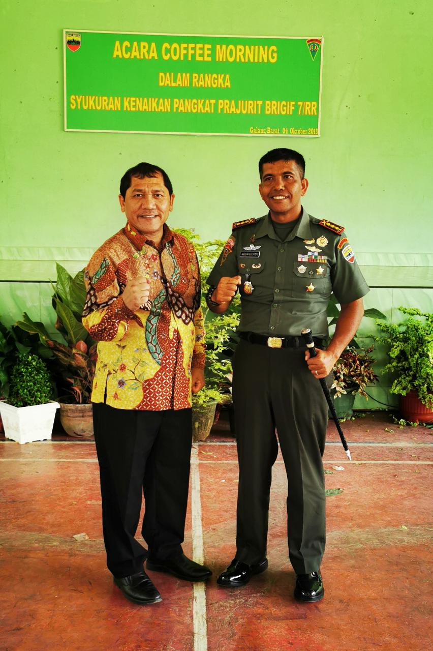 Bupati Karo Hadiri Syukuran Kenaikan Pangkat Danbrigif 7 /RR