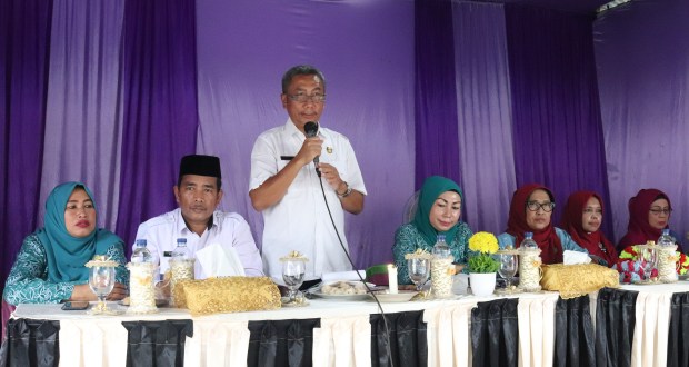 Tim PKK Provsu Kunjungi Desa Babussalam Pelaksanaan IVA Test