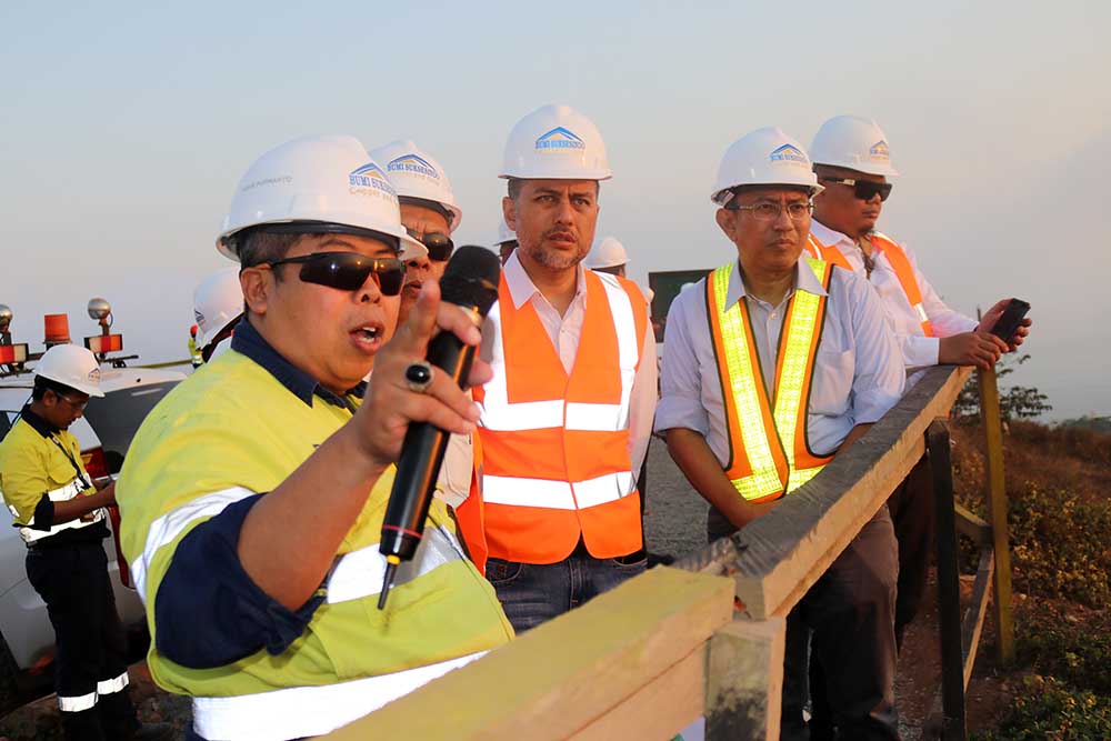 Melihat Tambang PT  Bumi Suksesindo,  Wagub Ingin Perusahaan Tambang di Sumut  Kedepankan CSR dan Pelestarian Lingkungan