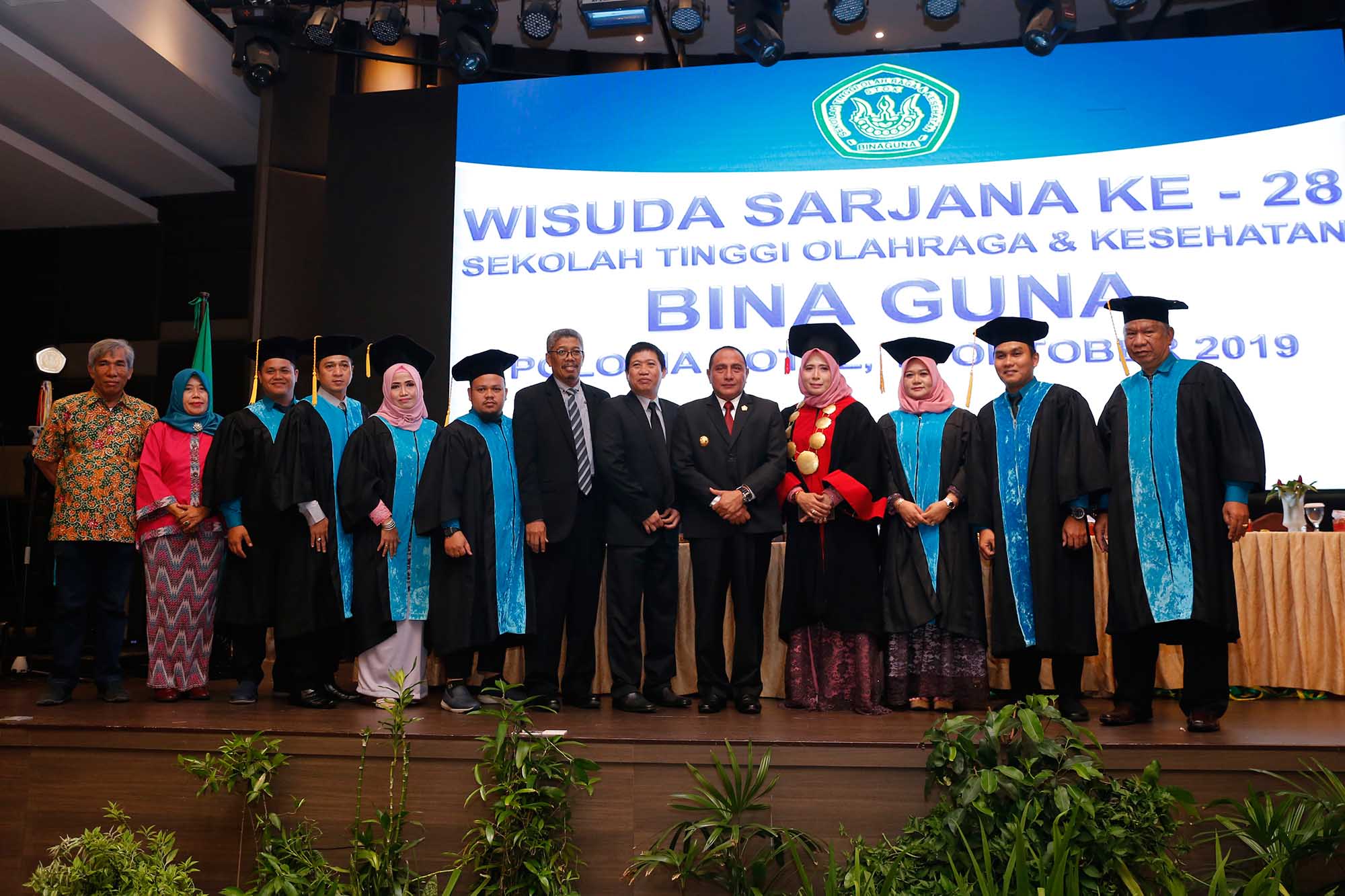 Wisuda ke-28 STOK Binaguna Medan,  Edy Rahmayadi Ingatkan Tentang  Kejujuran dan Berkoban