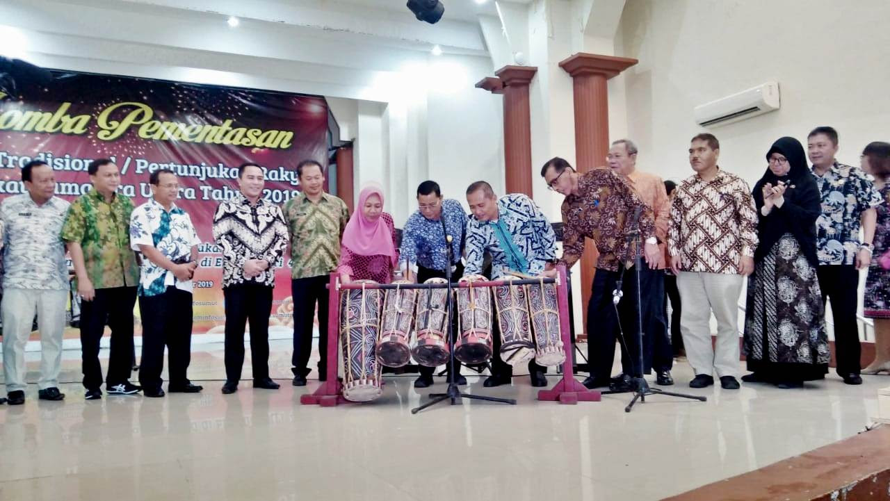 Diskominfo Labuhanbatu Ikuti Lomba Pementasan Media Tradisional