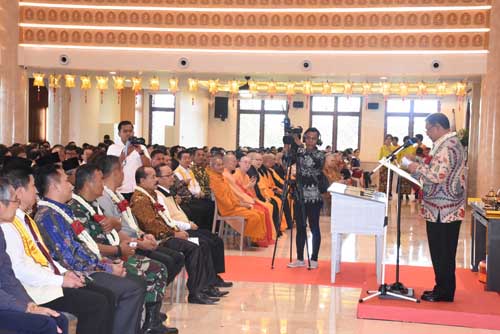 Bupati Deliserdang H.Ashari Tambunan resmikan Vihara Dharma Shanti