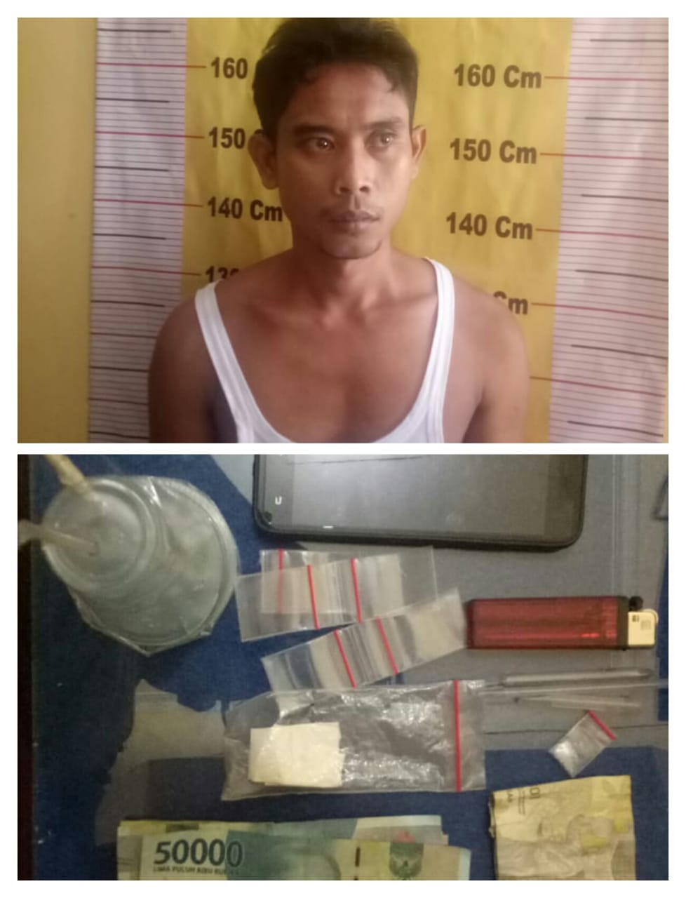 Pengedar Shabu Resahkan Warga Kotarih Disergap, Polres Sergai Terima Apresiasi Warga