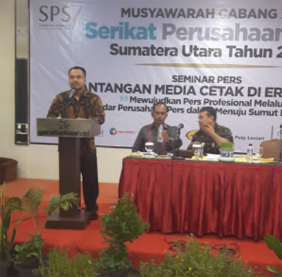 Farianda Putra Sinik Kembali Pimpin SPS Cab.Sumut 2020-2024