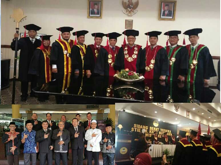 STIE.Dr. KHEZ. Muttaqien Purwakarta Wisuda 166 Mahasiswa/i