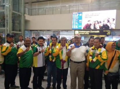 Kontingen Porwil Tiba di Sumut, Baharuddin  : Jangan Cepat Puas Diri