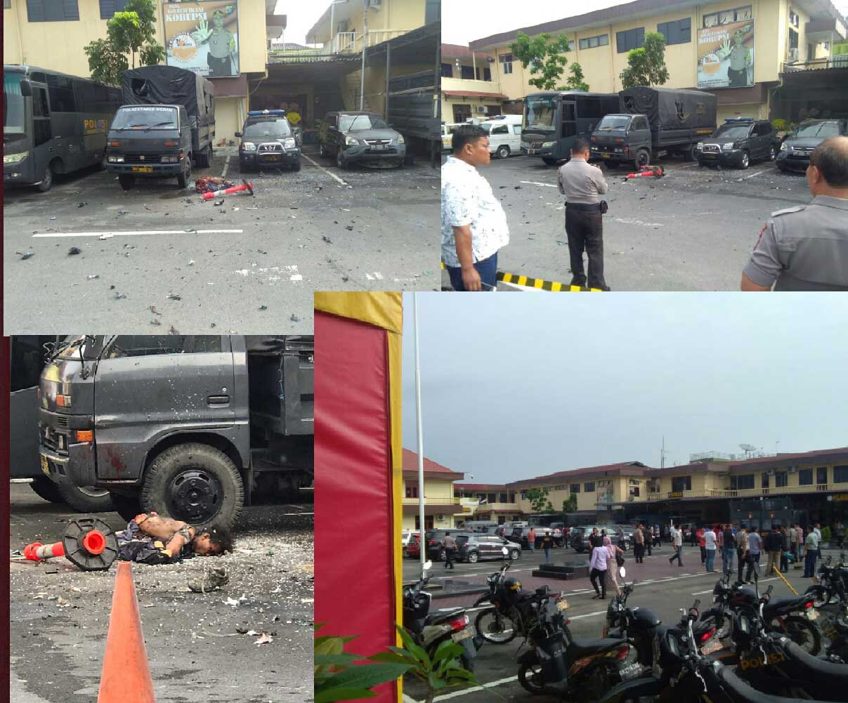 Bom Bunuh Diri Meledak di Mapolrestabes Medan, Ini Nama-nama Korban Terluka