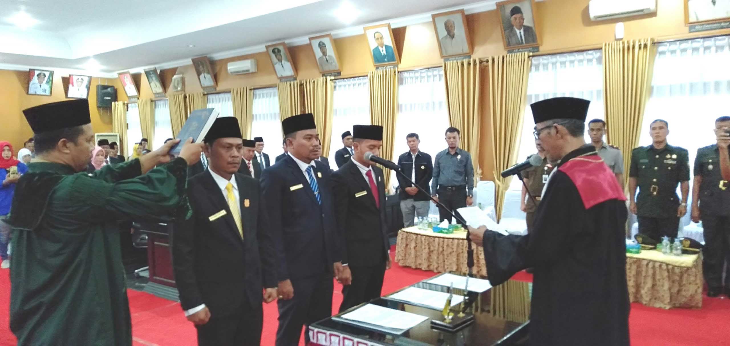 3 Pimpinan DPRD T.Tinggi Resmi Dilantik