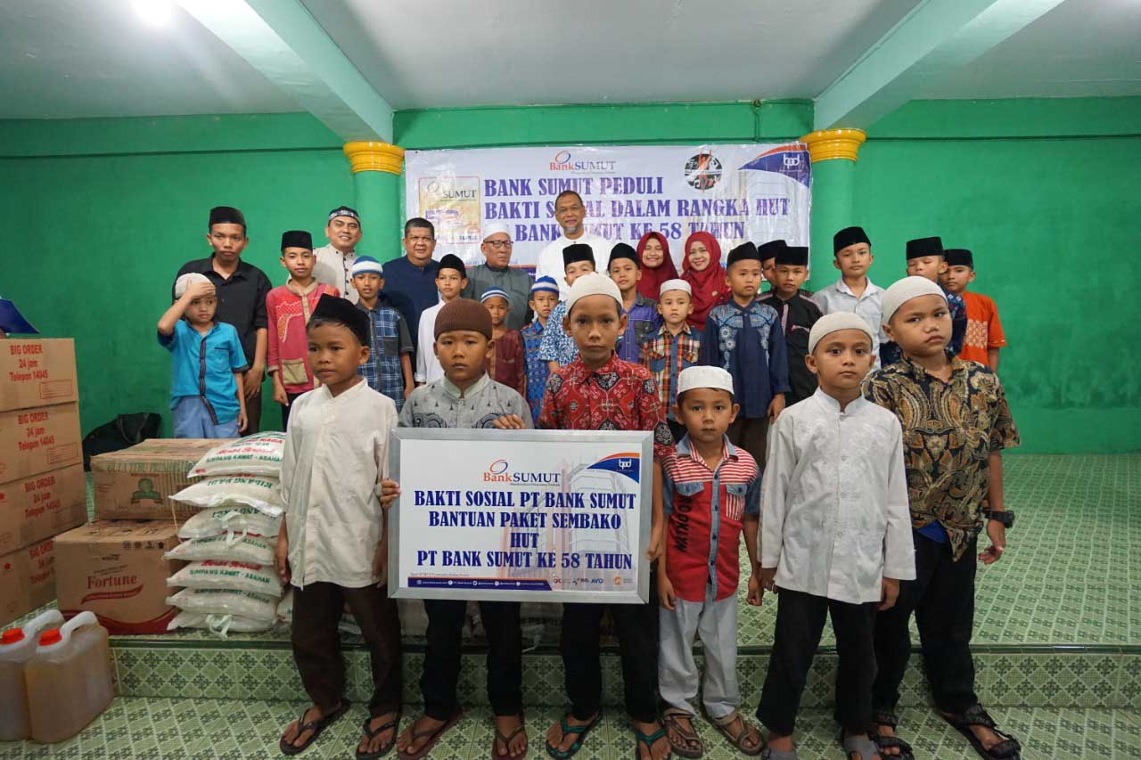 Bank Sumut Salurkan Bantuan Kepada Panti Asuhan