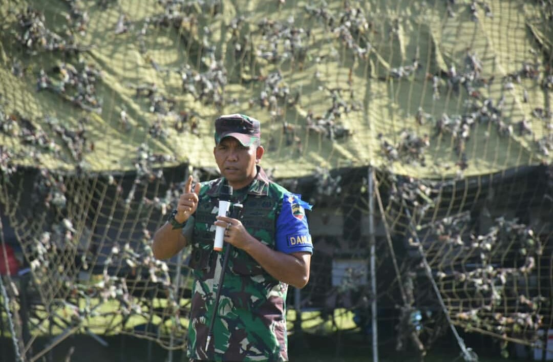 Danbrigif 7/RR Buka Latihan Posko II Ancab BTP Yonif 125/Simbisa