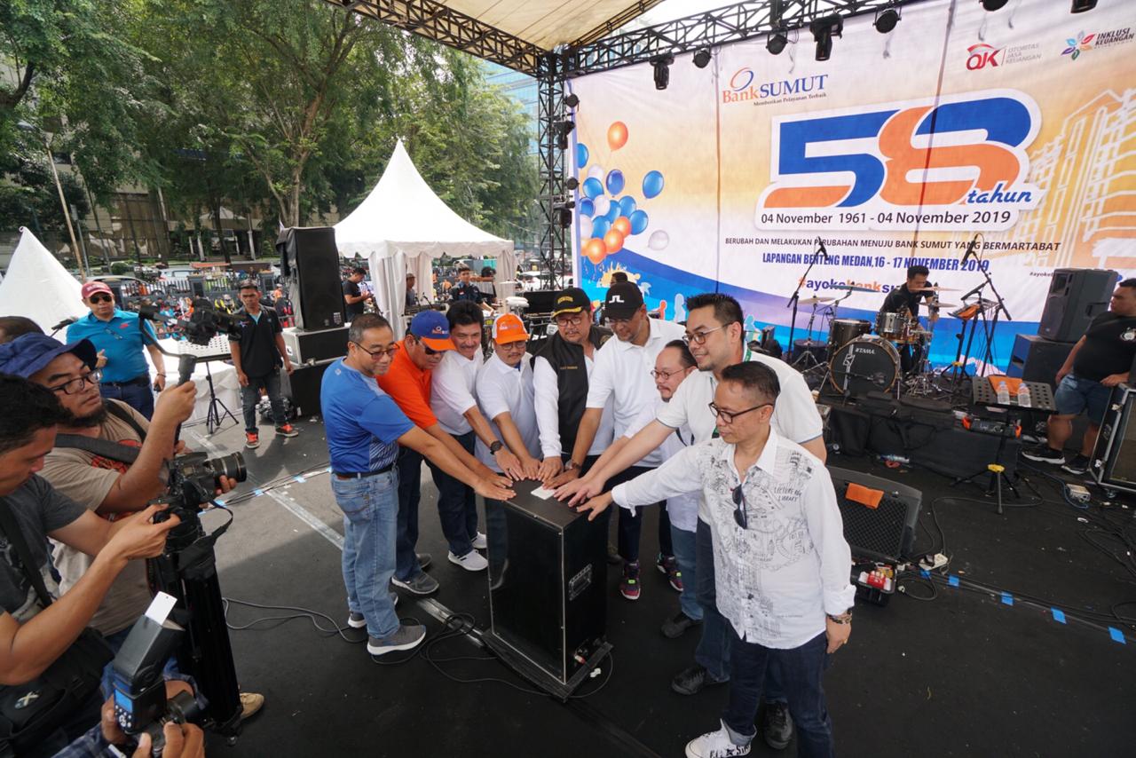 Ribuan Orang Hadiri Festival Kuliner dan UMKM Bank Sumut,  Puncak Peringatan HUT ke-58