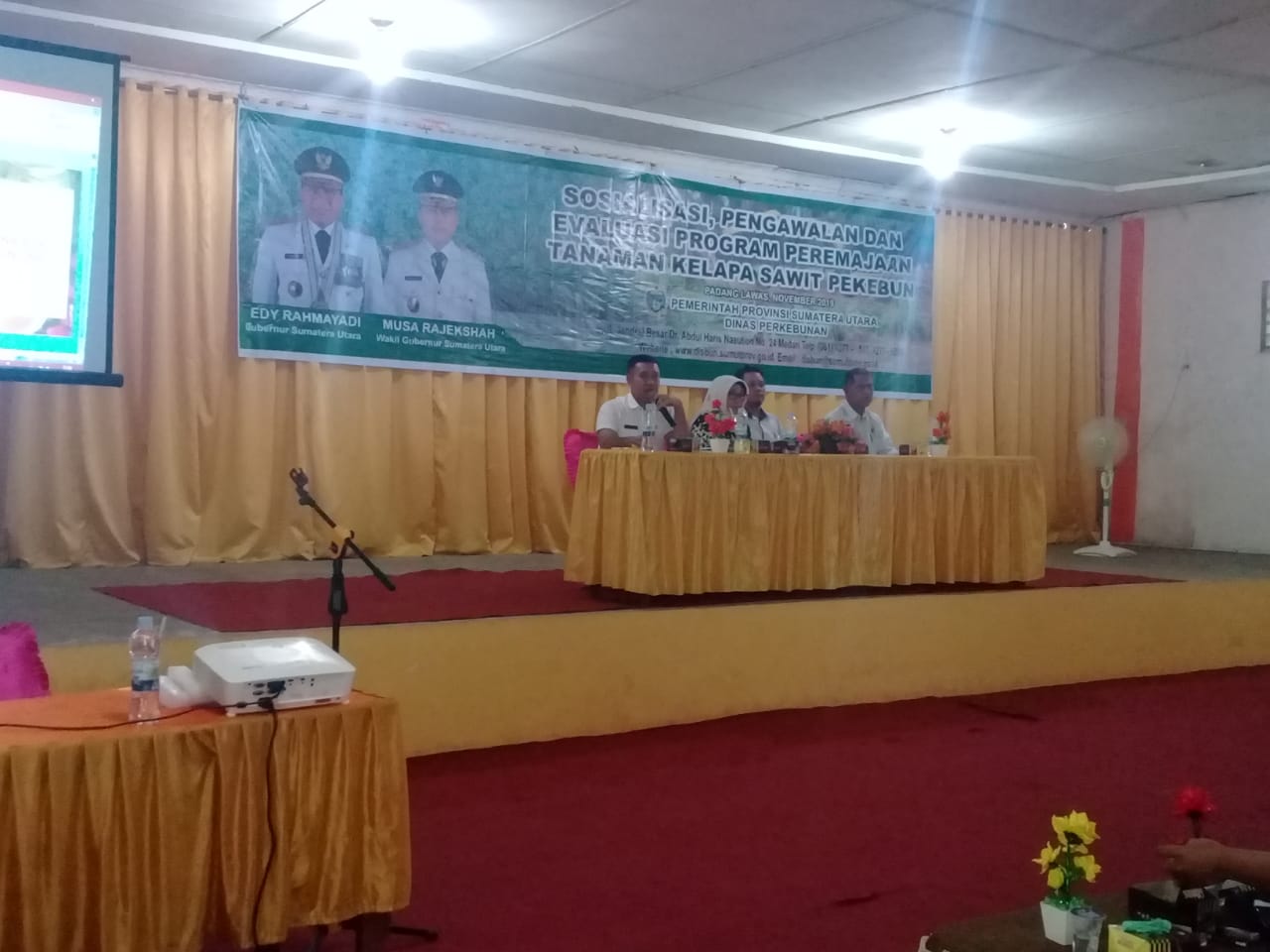 Dinas Pertanian Padang lawas Gelar Sosialisasi Peremajaan Sawit Rakyat