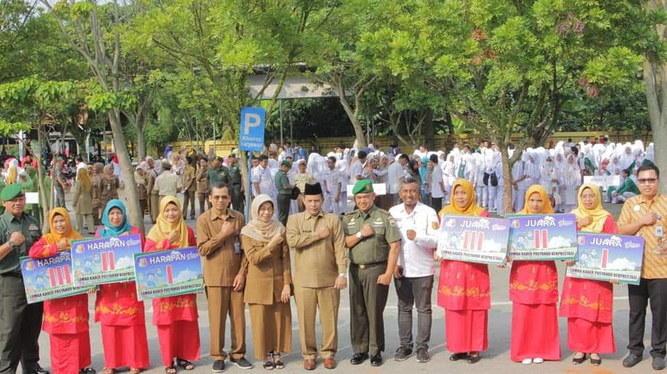 Wawako Pimpin Apel Dalam Rangka Hari Kesehatan Nasional ke-55