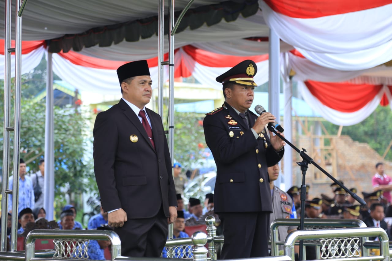 Upacara Peringatan Hari Pahlawan di Batubara di Isi Deklarasi Pilkades Damai