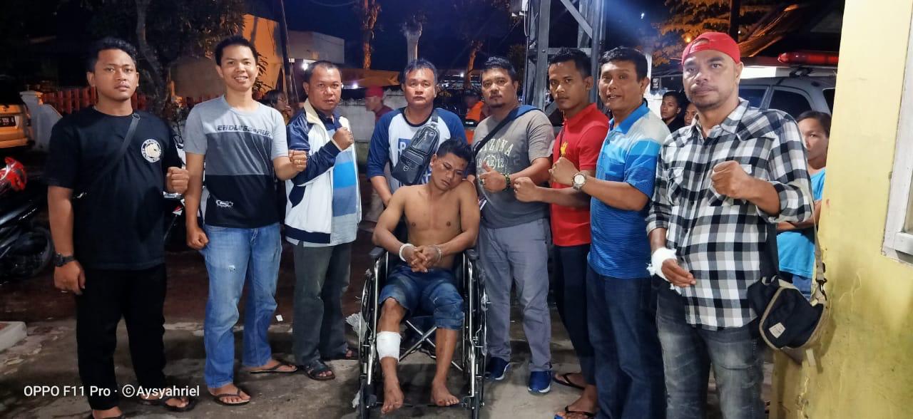 Lukai Personel Timsus Gurita Polres Tanjung Balai, Pelaku Curanmor Roboh di Pelor
