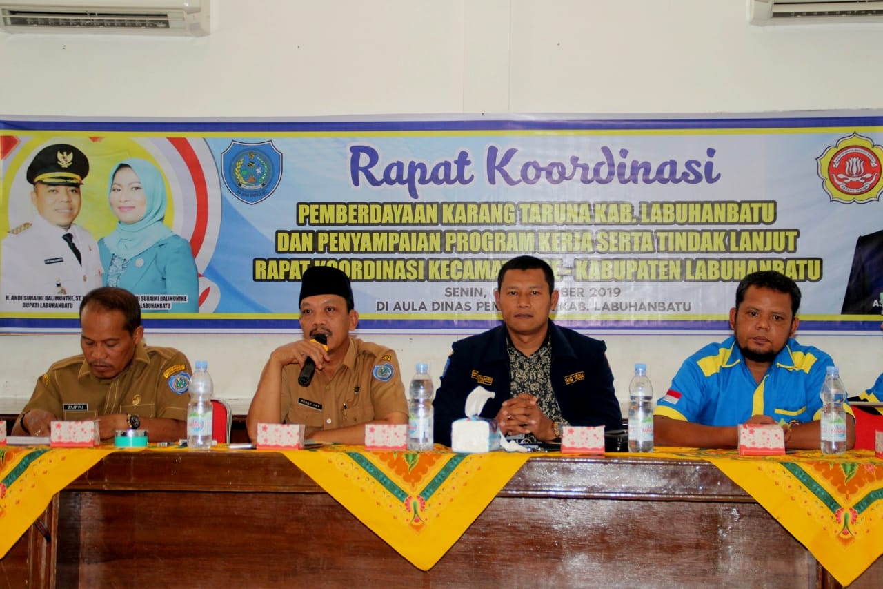Karang Taruna Gelar Rakor Kecamatan Se-Kabupaten Labuhanbatu