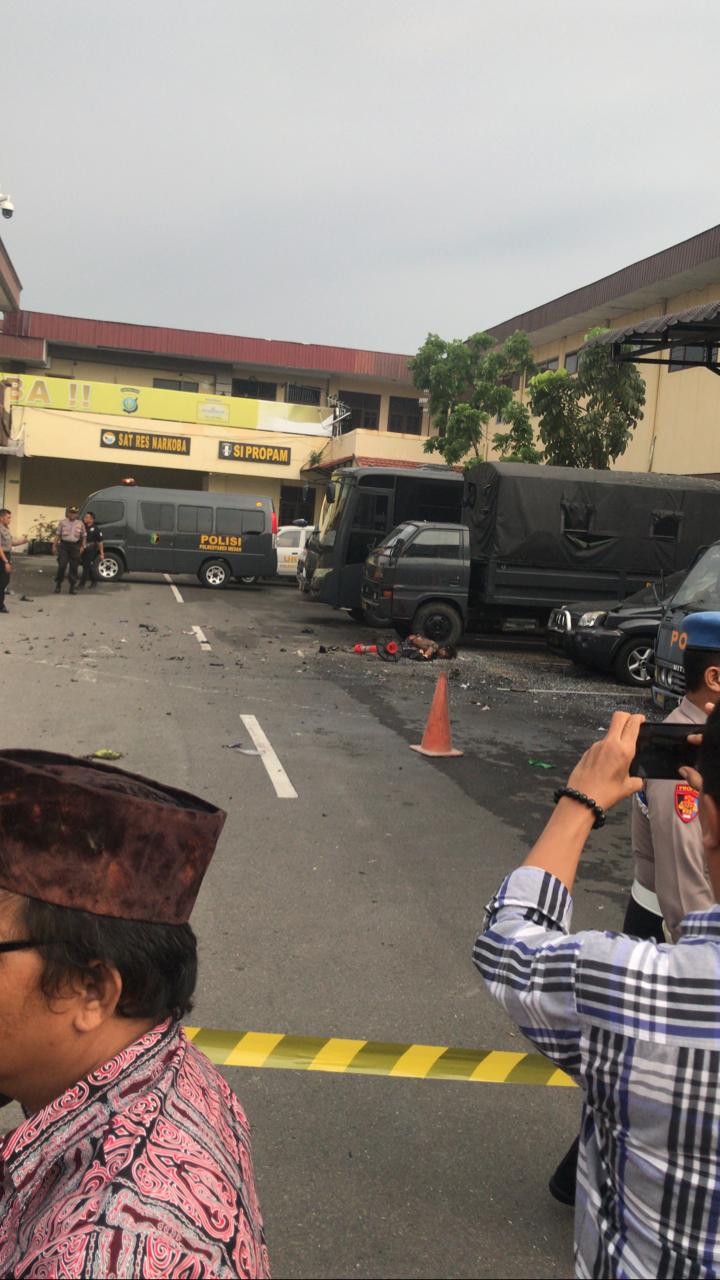 Polrestabes Medan Diteror Bom Bunuh Diri