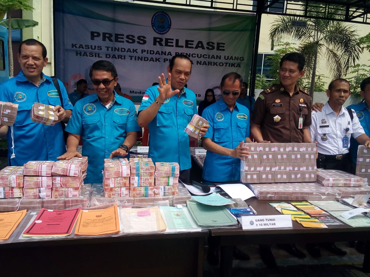 BBN dan TPPU Tangkap 5 Tersangka Bandar Narkoba