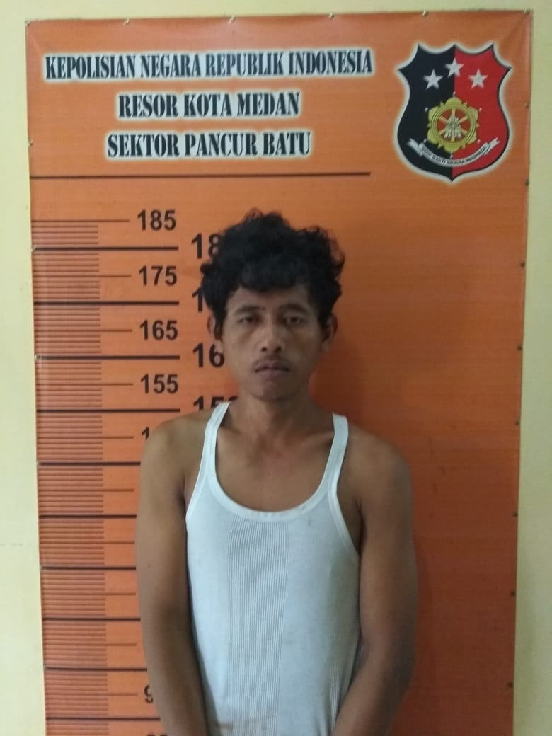 Pegasus Unit Reskrim Pancurbatu Ringkus Pencuri Pagar Besi,Â  Alat Hisap Shabu Turut Diamankan