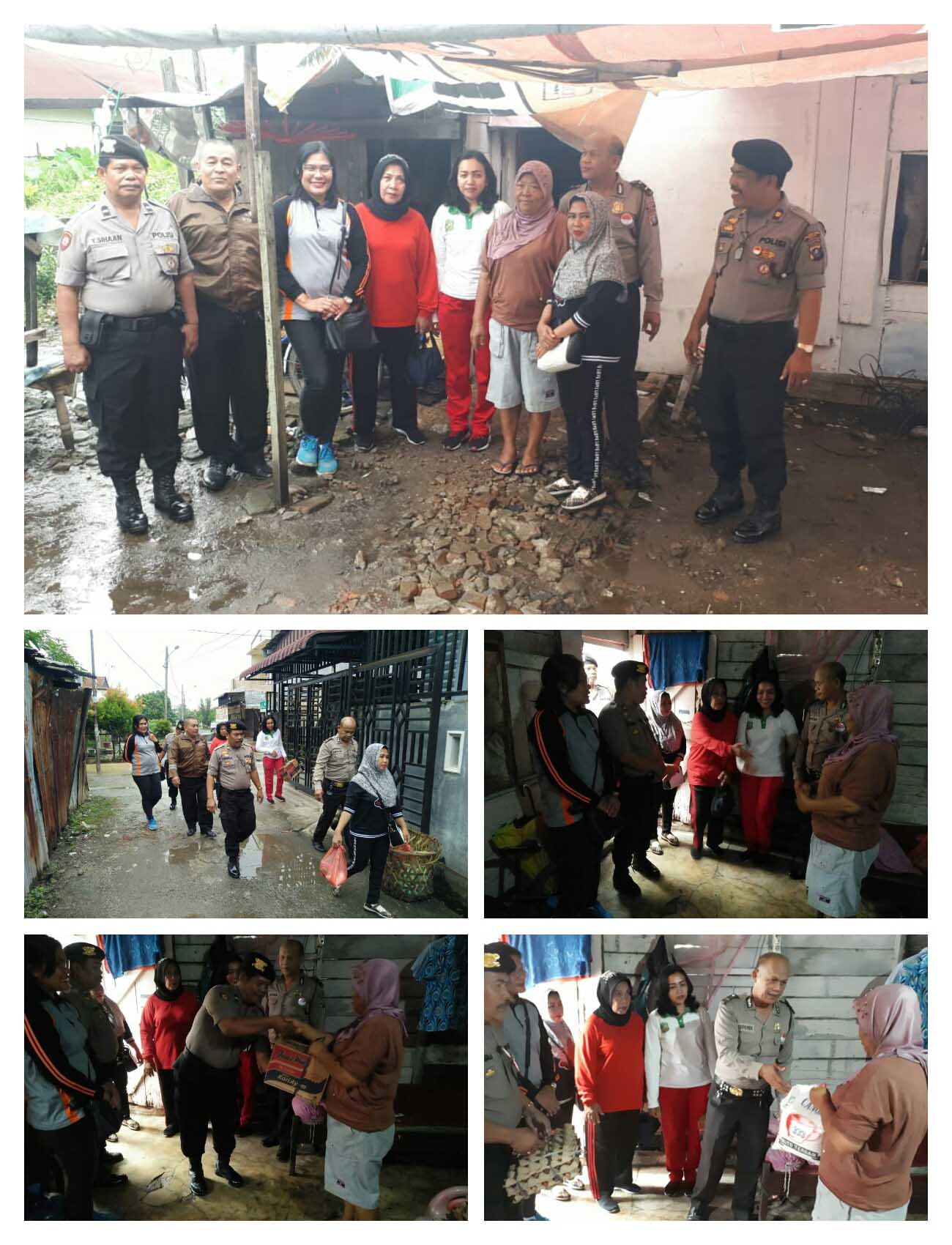 Jumat Barokah, Polsek Medan Timur Beri Tali Asih Pasutri MÂ Djisar Chan dan Sumarni