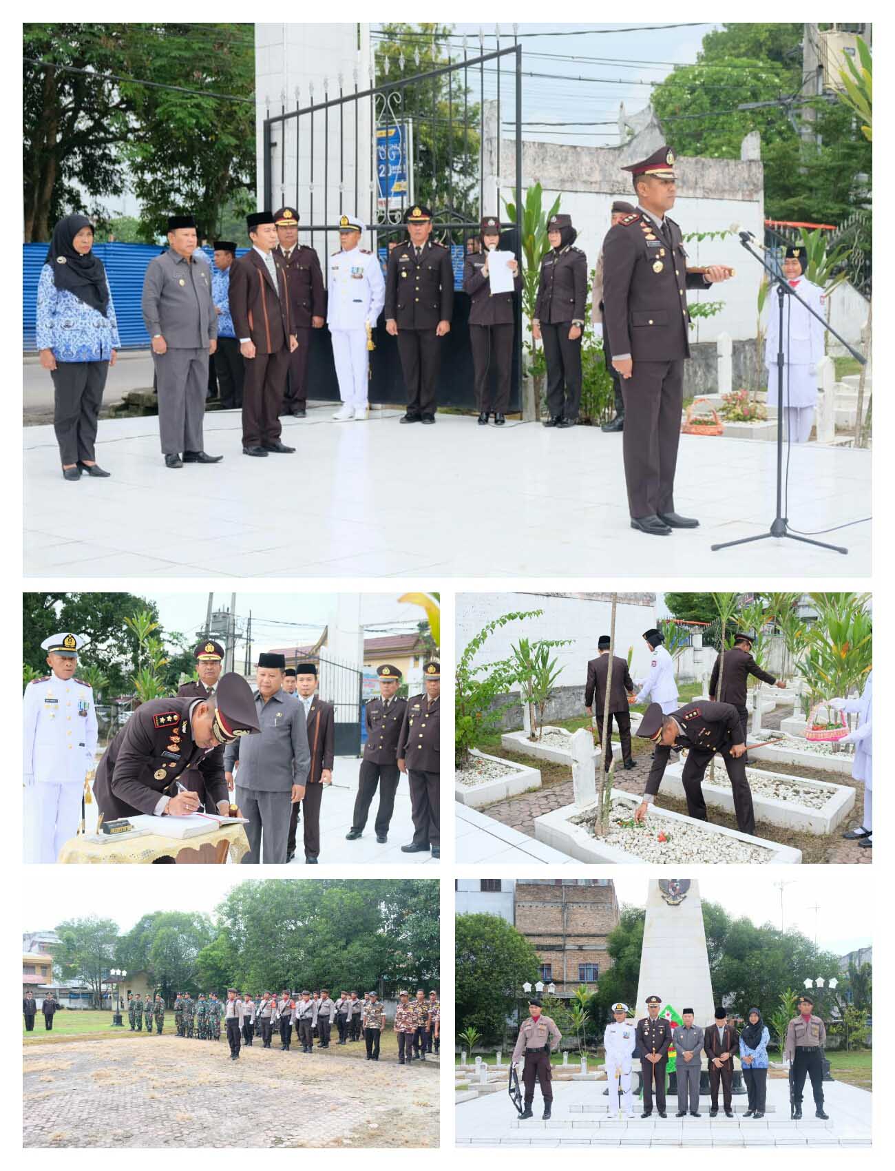 Kapolres Tanjungbalai Irup Pada Hari Pahlawan 2019 di Taman Makam Pahlawan