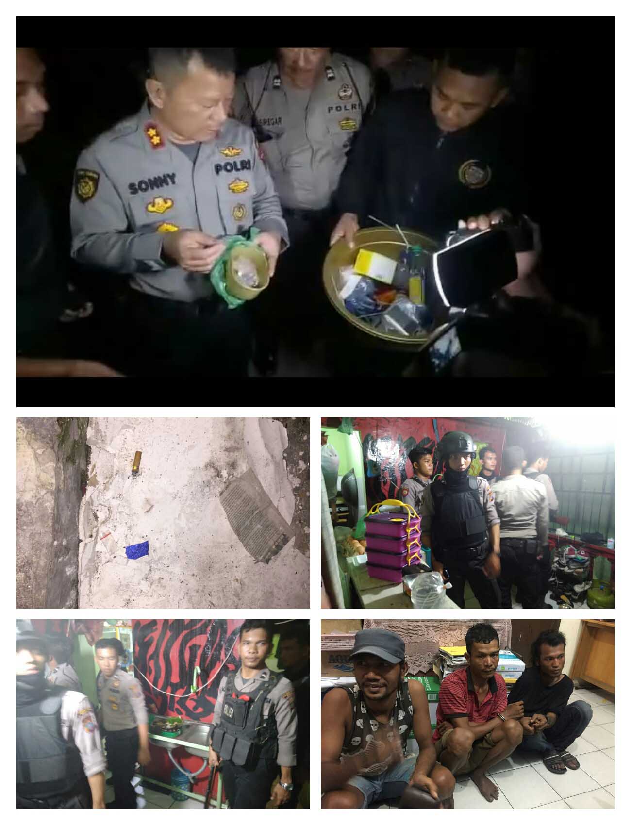 GBN di Kos-kosan Jalan Letda Sudjono Satsabhara Polrestabes Medan Ringkus 3 Pengguna Narkoba