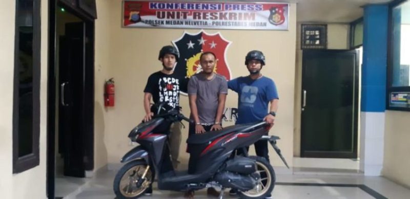 Bawa Kabur Ranmor Milik Orang Jefri Diciduk Pegasus Medan Helvetia