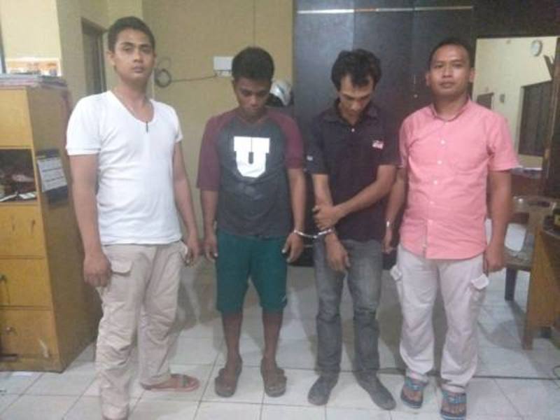 Polres Tanjungbalai Bekuk 2 Penguna Narkotika Jenis Shabu-shabu