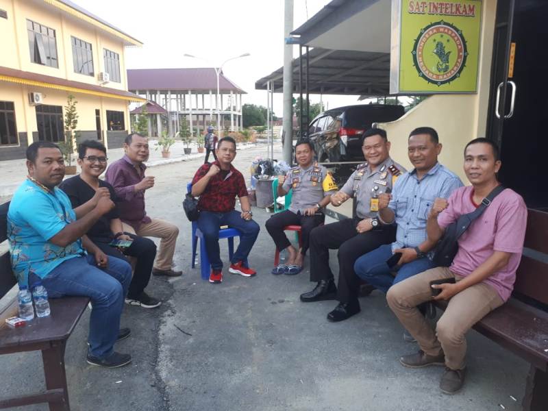 Ketua Pewarta Polrestabes Medan Silaturrahmi ke Polres Batubara