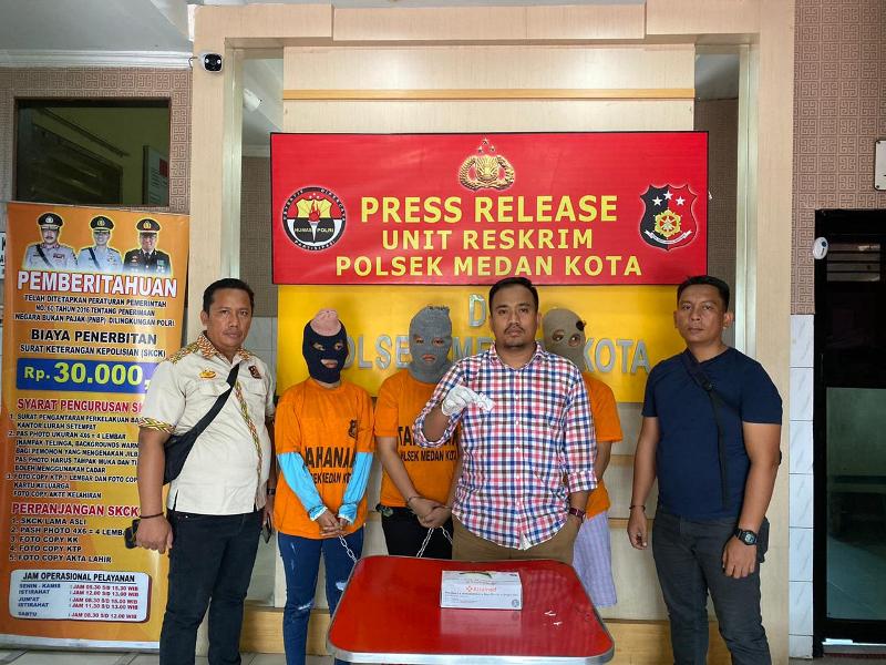3 Pengedar Pil Ekstasi 1 Diantaranya Wanita Dibekuk Pegasus Polsek Medan Kota