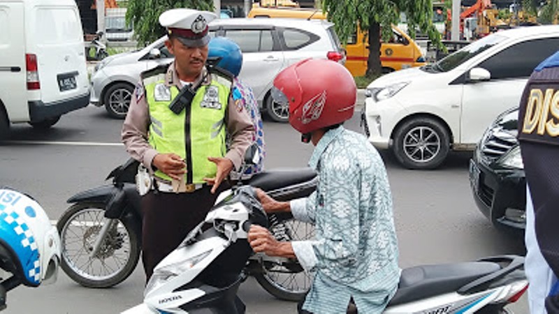 Unit Lantas Polsek Patumbak Tilang 420 Kendaraan