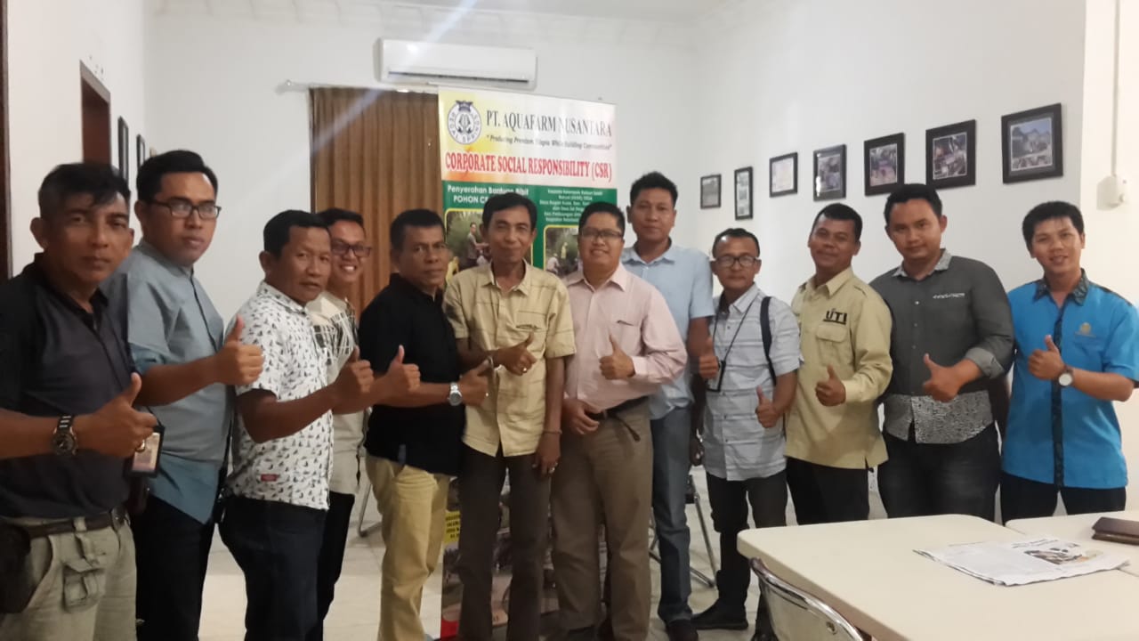 Bangun Ekonomi Kerakyatan, PT Aquafarm Gandeng Jurnalis Gelar Diskusi Publik