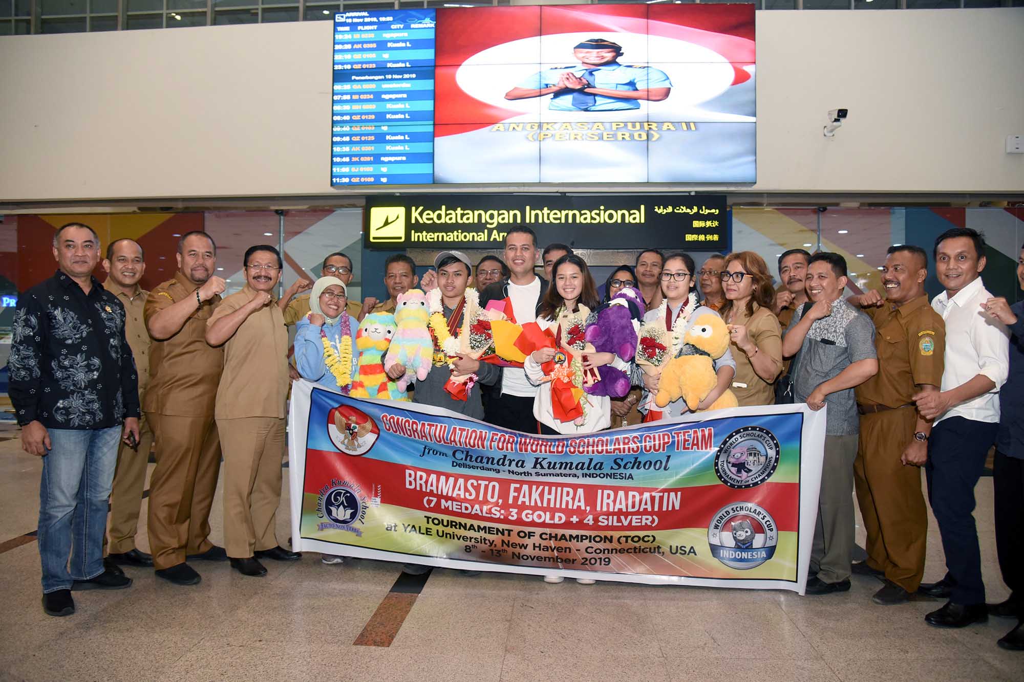 Pelajar Sumut Berprestasi di Amerika,  Wagub Harapkan Jadi Pemacu Bagi Anak Muda Lainnya