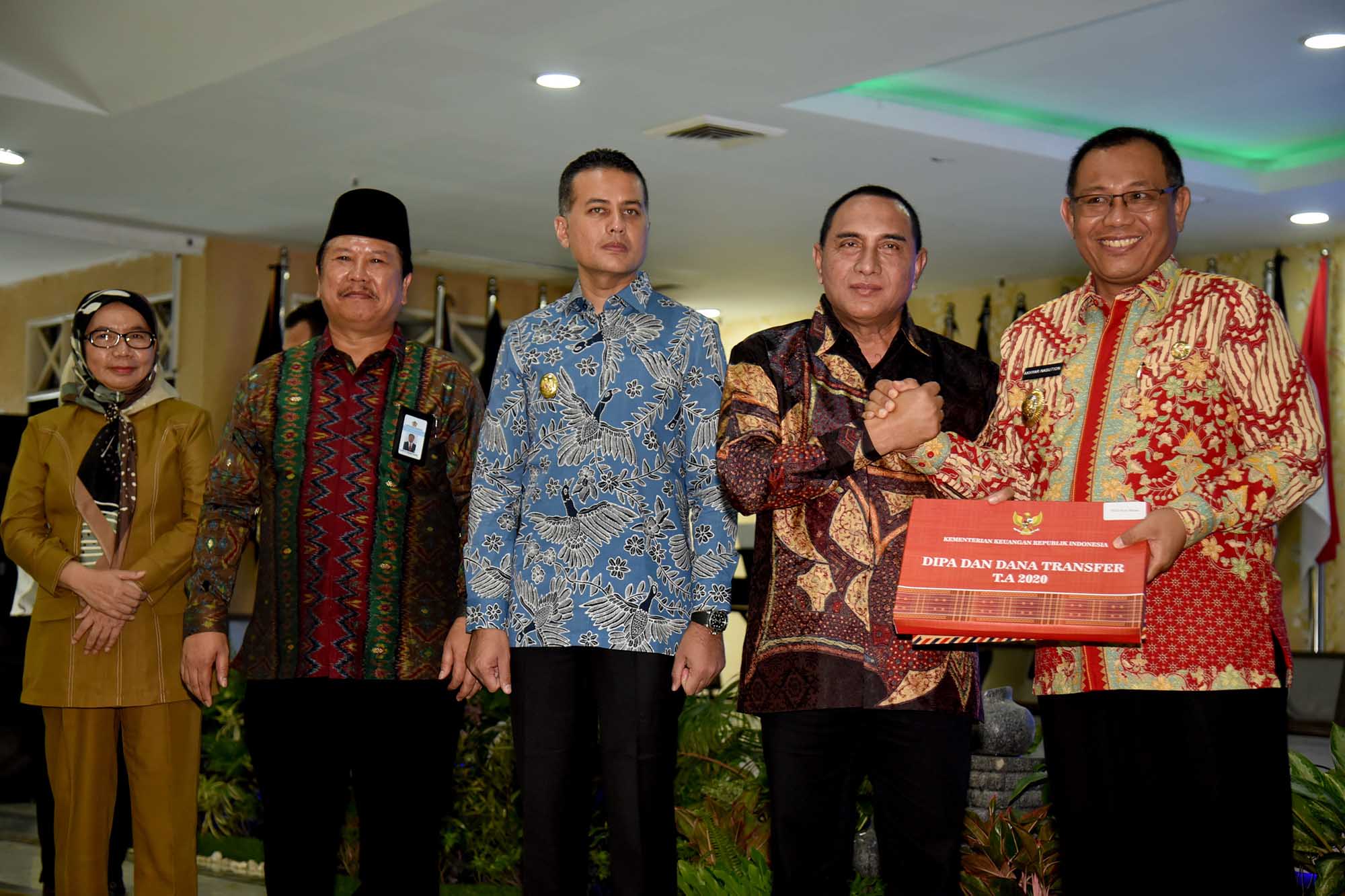 Penyerahan DIPA dan TKDD 2020 di Sumut,  Tender Awal Tahun dan  Proyek Mebidangro Dimulai