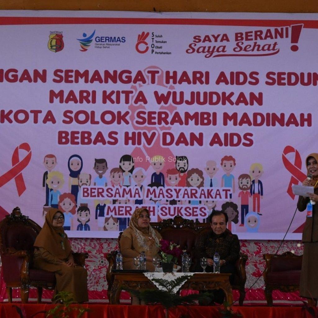 Dinkes Kota Solok Gelar Sosialisasi Peringati Hari AIDS Sedunia