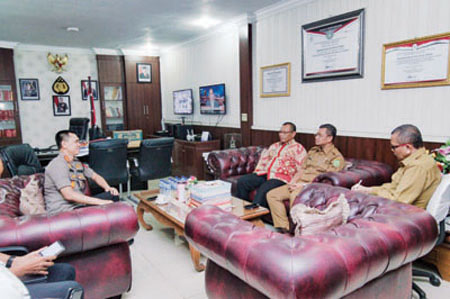 Plt Walikota Silaturahmi ke Polrestabes Medan