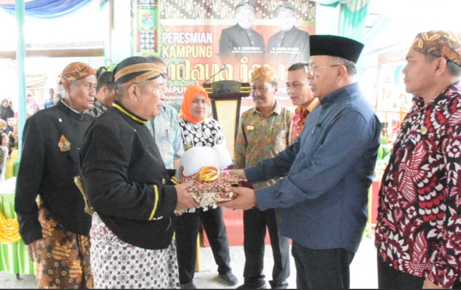 Bupati Sergai Resmikan Kampung Budaya Jawa di Sei Rampah