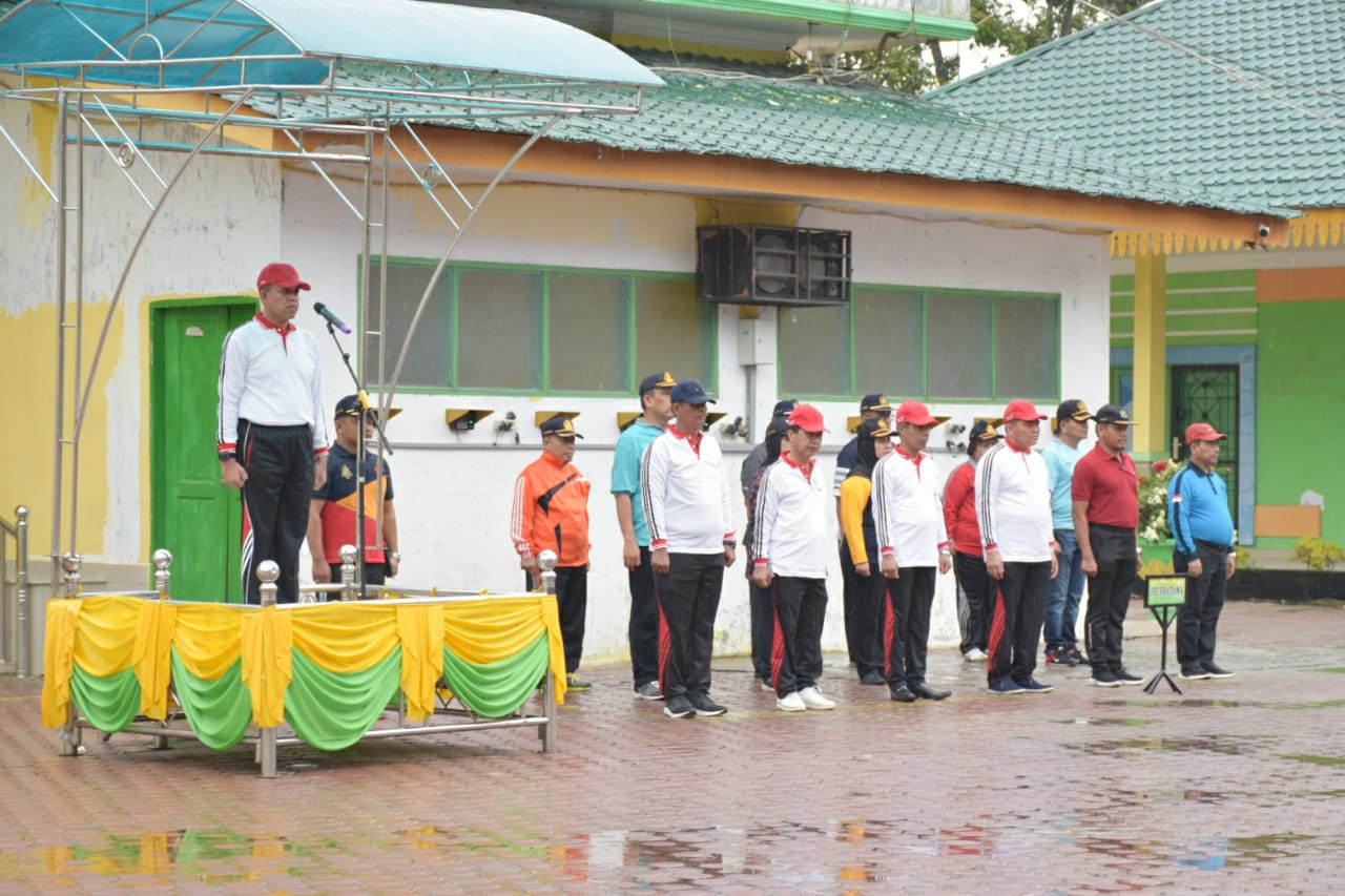 Sekdakab Pimpin Upacara Pembukaan Porkab KORPRI Kabupaten Sergai tahun 2019