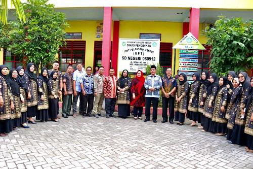 Tim Monitoring Budaya Bersih Kunjungi SDN 060912 dan 060652 Medan Denai