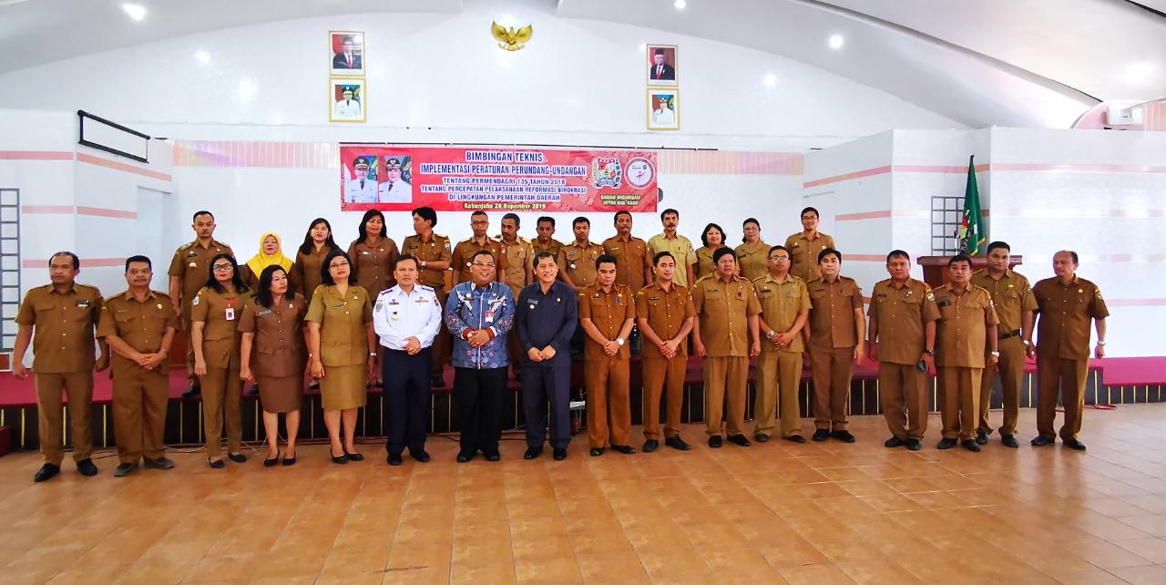 Bupati Karo Buka Bimtek Reformasi Birokrasi 2019