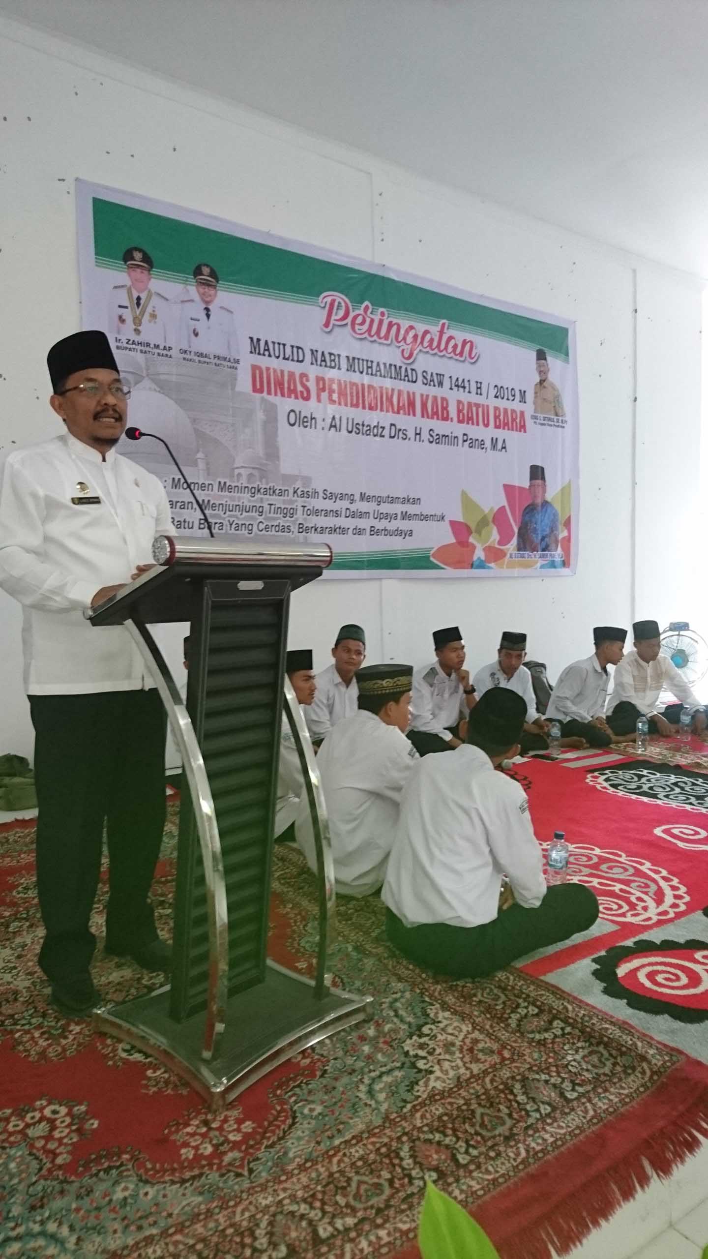 Disdik Batubara Gelar Maulid Nabi Muhammad SAW