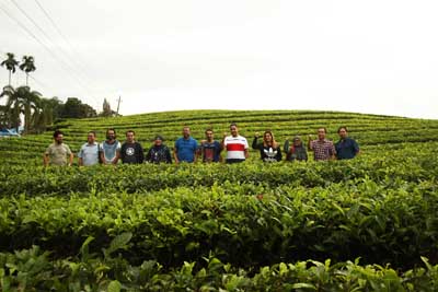 Gemar Minum Teh,  Fam Trip Maroko Kunjungi Pabrik Teh PTPN IV