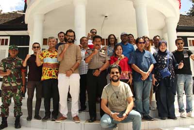Sambangi Pesanggrahan Presiden Soekarno,  Rombongan Fam Trip Maroko  Bangga dengan Sosok dan Perjuangannya