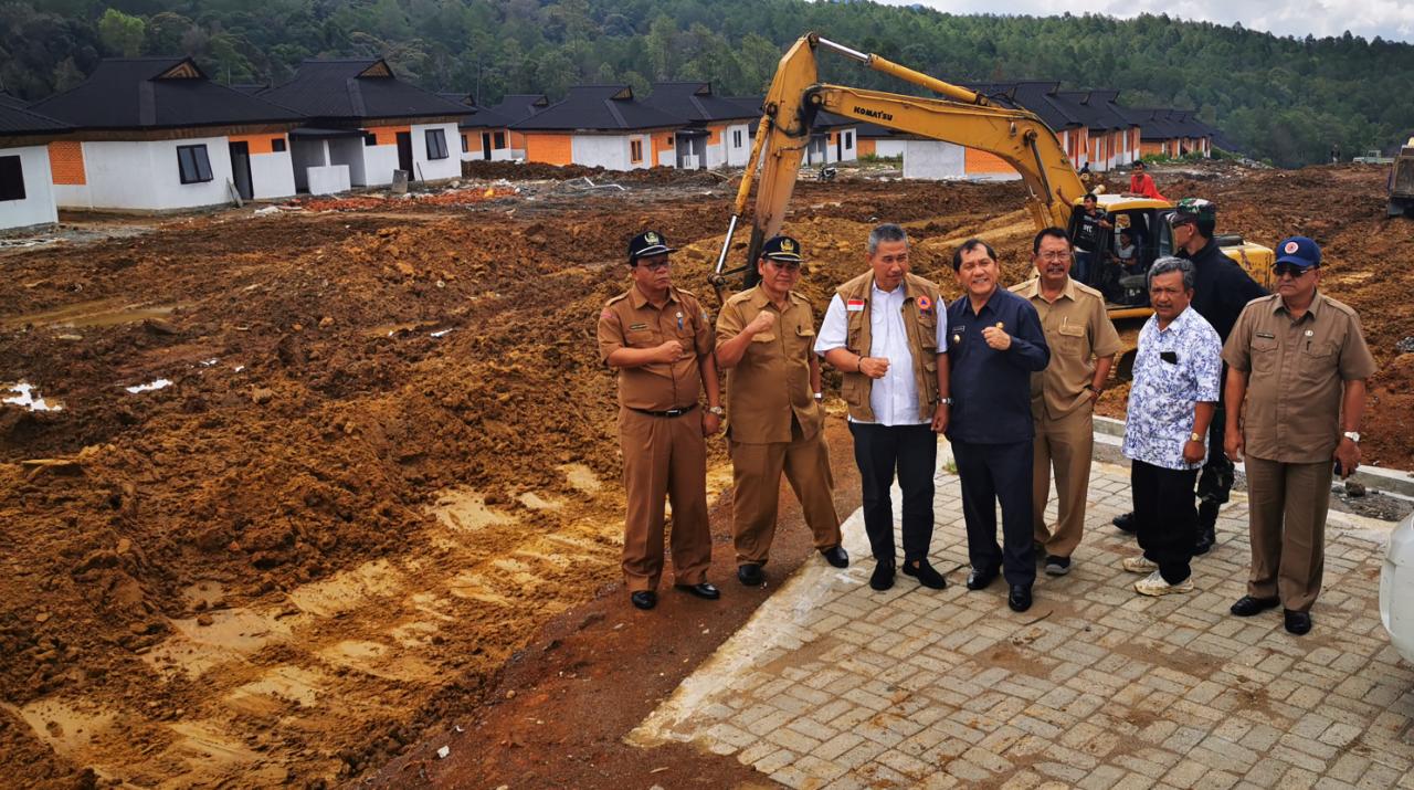 Direktur RR BNPB Lihat 170 Rumah Siap Huni di Siosar
