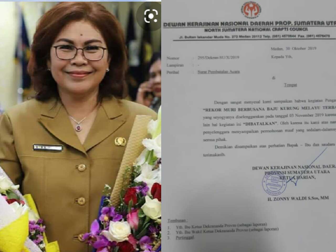 Rekor MURI Berbusana Baju Kurung Batal Diraih, Ria Nofida Buat Malu Pemprovsu