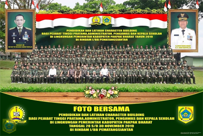 Pj.Bupati Hadiri Diklat Character Building di RINDAM I BB Pematang Siantar