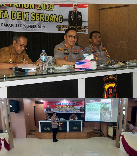 Refleksi Akhir Tahun 2019, Tindak Pidana Mengalami Penurunan 27,15 %