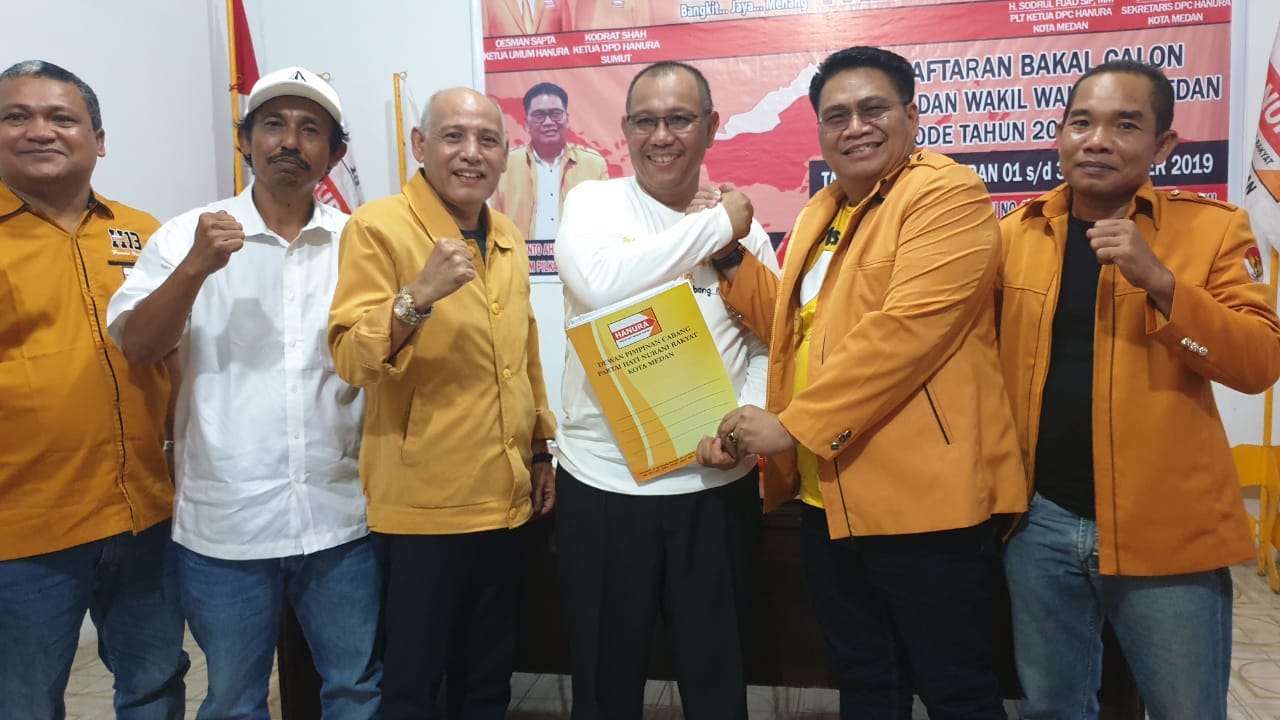 Kembalikan Formulir ke Hanura, Akhyar Ingin Bangun Karakter Orang Medan