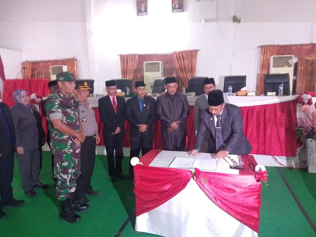 APBD Palas 2020 Ditetapkan Sebesar Rp 1,1 Trilliun